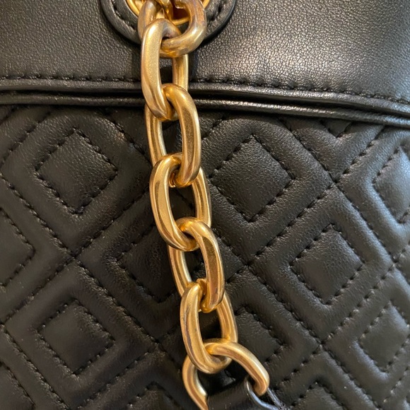 Tory Burch Fleming Triple Compartment Quilted Leather Tote - Picture 6 of 14